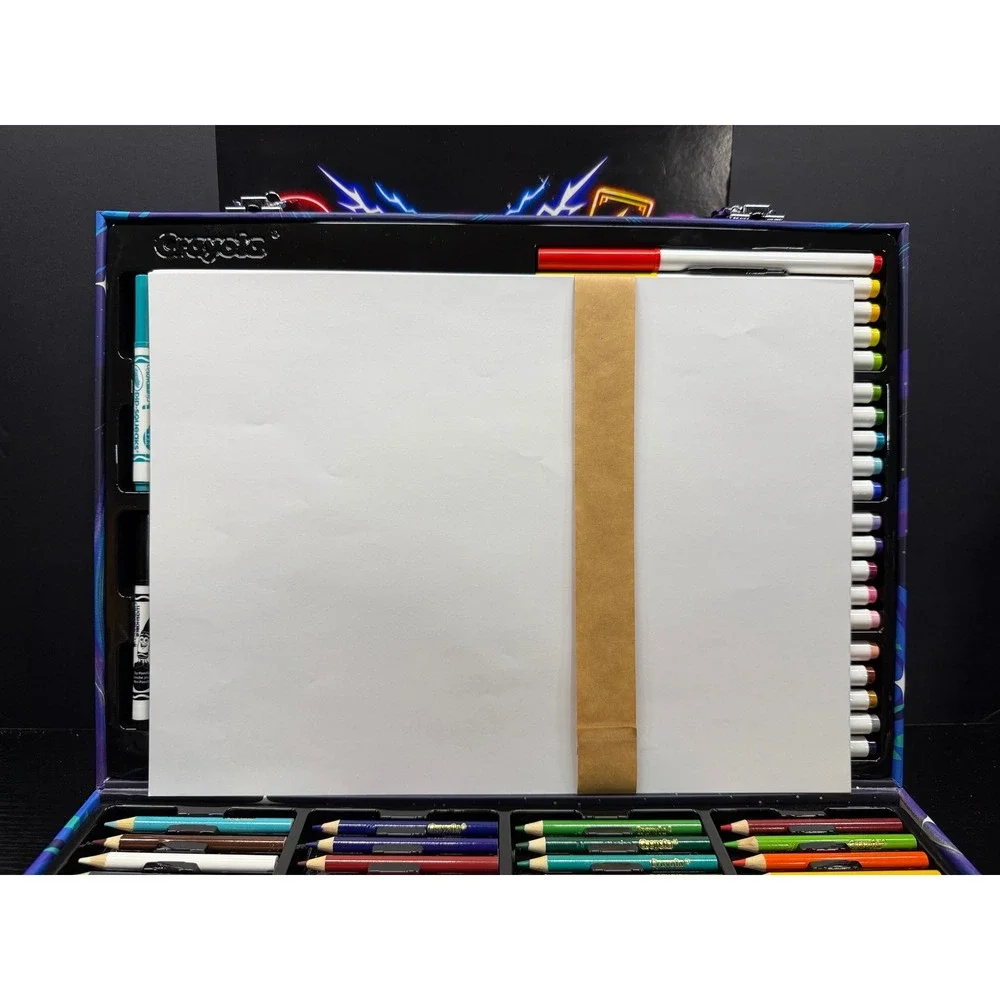 Crayola Ultimate Art Case Galaxy Space Theme Markers Crayons Pencils Set